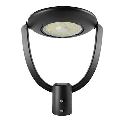 Envision LED - PST - 3P150 - TRI - BL - UNV, 120 - 277V, Post Top Flood Bolt - Line - Black - Sonic Electric