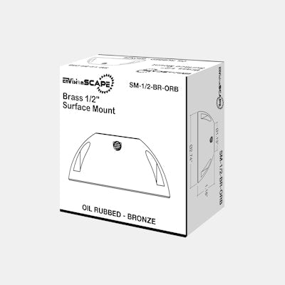 Envision SM - 1/2 - BR - ORB Brass 1/2" Surface Mount - Oil Rubbed Bronze - Sonic Electric