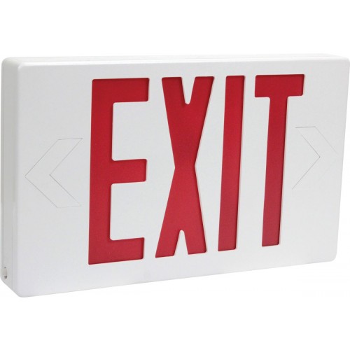 Orbit ESBL-B-R-RC LED Exit Sign, Battery Back-Up, Black Housing, Red Letters, Remote Capacity