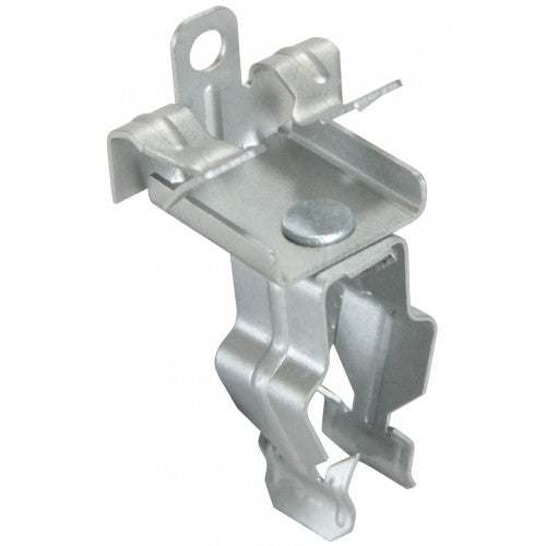 Orbit F8P58 Conduit To Flange Clip, Bottom Mount, 1/2" EMT, 5/16" -1/2" Flange Push In