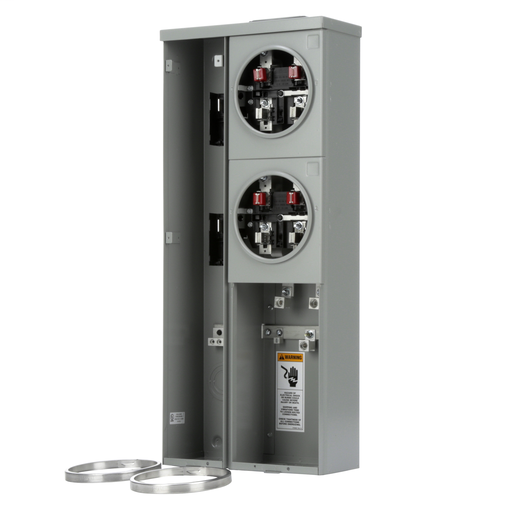 Siemens WEP2211 Uni-PAK Metering Panel – 2-Gang, 200A, Ring-Type, EUSERC Rated