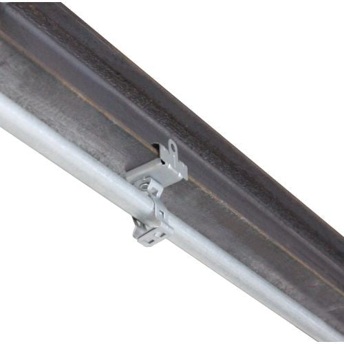 Orbit F812M58 Conduit To Flange Clip, Bottom Mount, 1/2" -3/4" EMT, 5/16" -1/2" Flange Snap Close