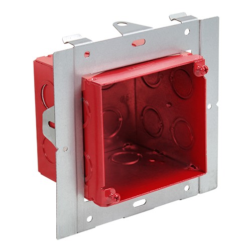 Orbit FA-UMAB Fire Alarm 4" Square 3-1/2" Deep Box Adjustable From 0" - 1-1/2"