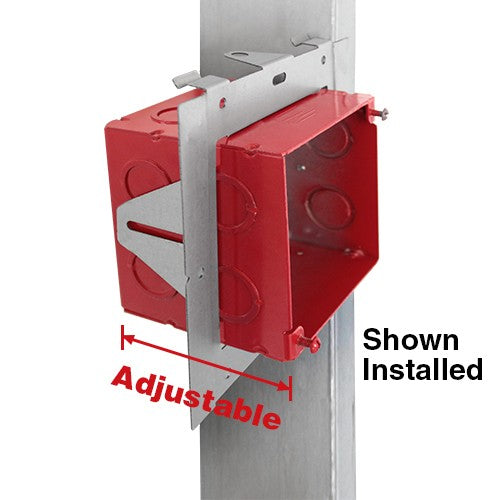 Orbit FA-UMAB Fire Alarm 4" Square 3-1/2" Deep Box Adjustable From 0" - 1-1/2"