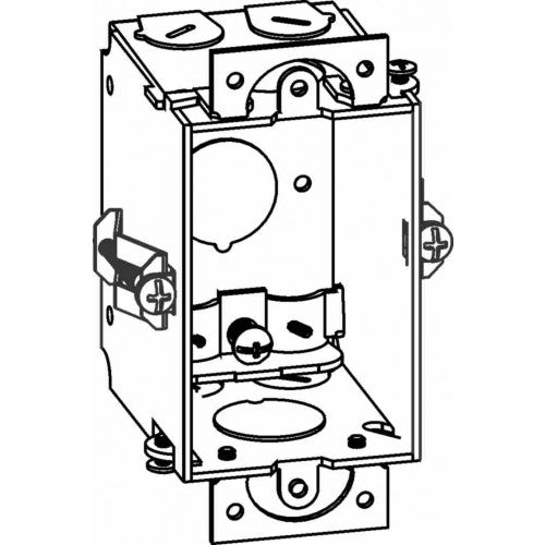 Orbit GB-1-NM-OW 1-Gang Gangable Old-Work NM Box 2-1/2" Deep - Galvanized