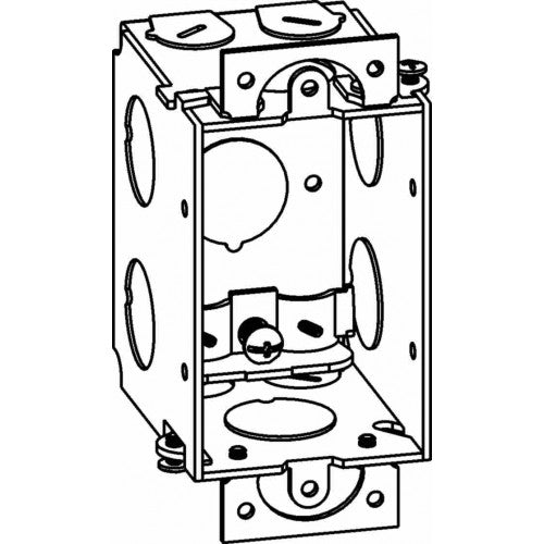Orbit GB-1-NM 1-Gang Gangable Switch Box 2-1/2" Deep NM Type - Galvanized