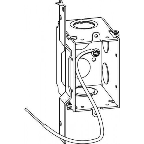 Orbit GMB-1-FB 1-Gang Gangable Switch Box 2-3/4" Deep With FB Bracket - Galvanized