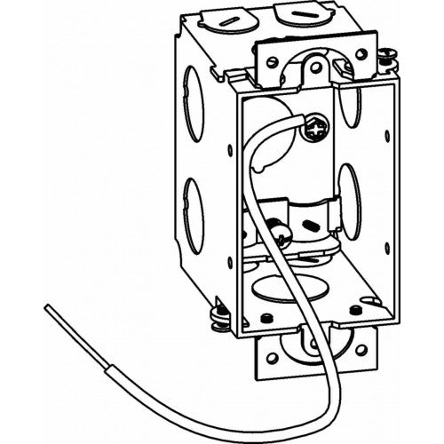 Orbit GMB-1-NM 1-Gang Gangable Switch Box 2-3/4" Deep NM Type - Galvanized