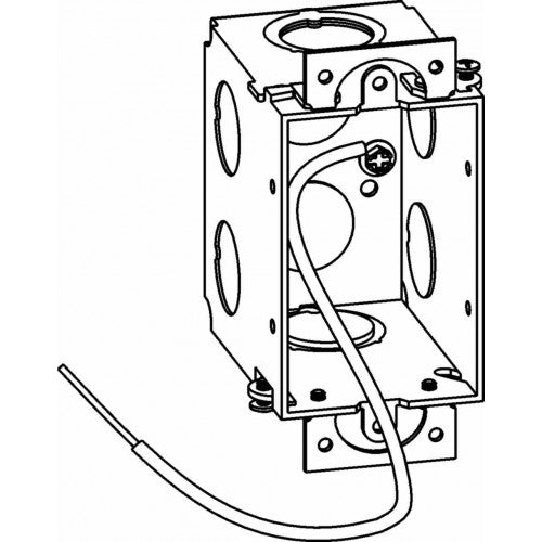 Orbit GMB-1 1-Gang Gangable Switch Box 2-3/4" Deep - Galvanized