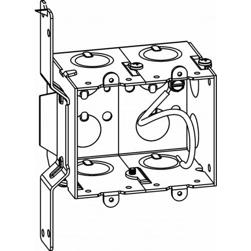 Orbit GMB-2-FB 2-Gang Gangable Switch Box 2-3/4" Deep - Galvanized