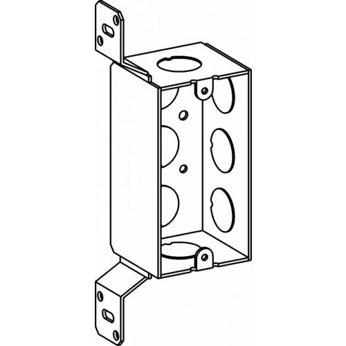Orbit HB-1-50-FB 1-Gang Handy Box With B Bracket racket 1-7/8" Deep 1/2" KO - Galvanized