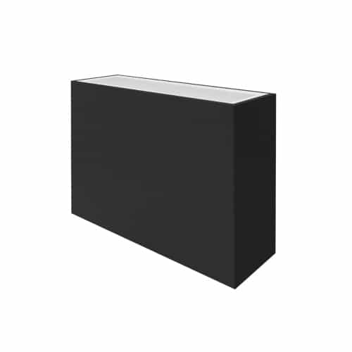 Envision LED-WSC-UD-15W-5CCT-BL M-Line: Modern Square Sconce Light - Black