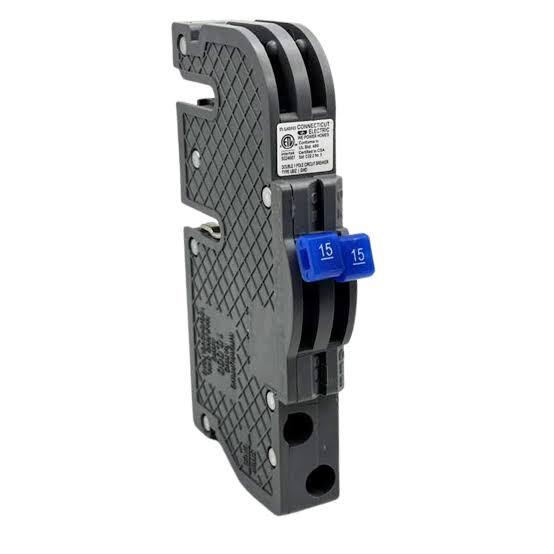 Connecticut Electric UBIZ1515 15/15-Amp Tandem 120V Type R Zinsco Replacement Circuit Breaker