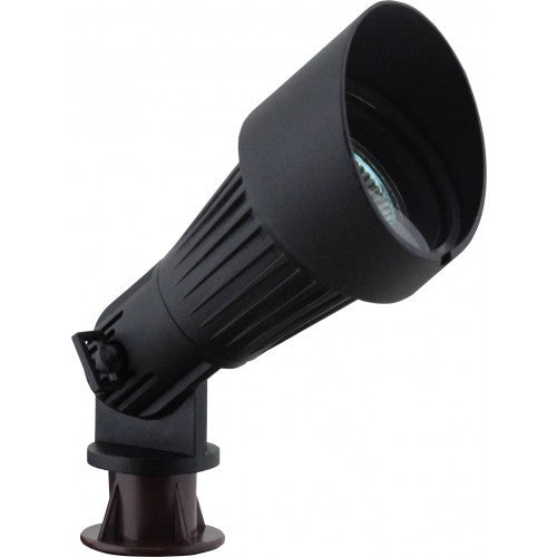 Orbit L1021-BK-5-WW LED 5W Outdoor Cast Aluminum Direction Light, 12V, 3000K - Black