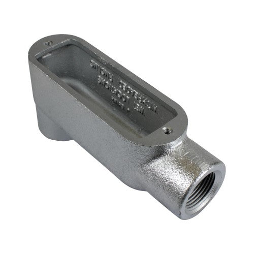 Orbit LB8-75 Type LB Threaded Conduit Body, Gray Iron Form 8, 3/4"