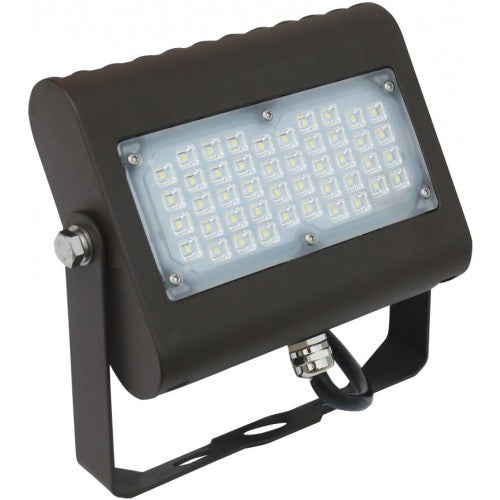 Orbit LFL7-15W-CW-T Slim LED Flood Light With Trunnion 15W 120~277V 5000K - Bronze