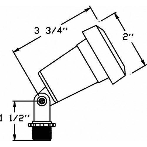 Orbit LH150-SG-BK With P Lampholder With Sealing Gasket - Black