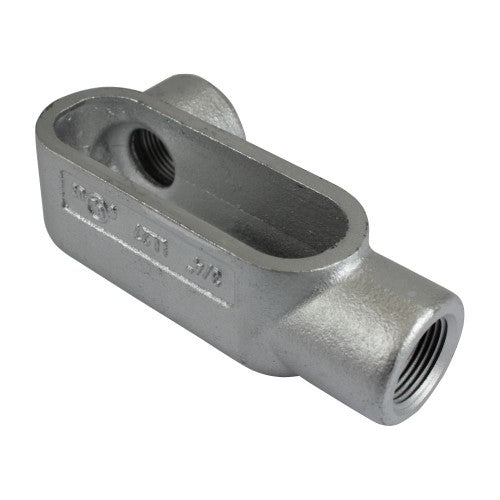 Orbit LL7-75 Type LL Threaded Conduit Body, Gray Iron Form 7, 3/4"