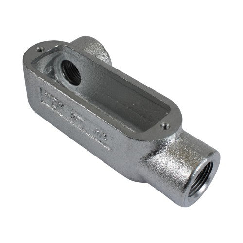 Orbit LL8-200 Type LL Threaded Conduit Body, Gray Iron Form 8, 2"