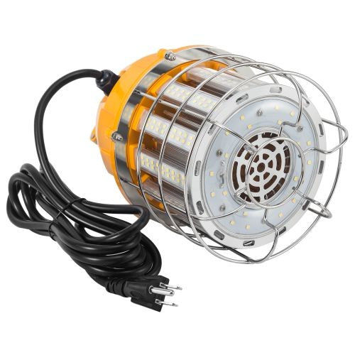 Orbit LTL-100W-CW LED Temporary Light, 10ft Male Plug, Female Receptacle, 100W, 5000K