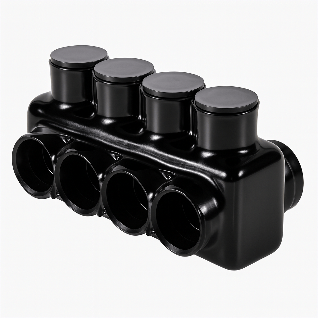 Malibu Knecht™ IC - 4 - 500MCM Four - Port Multi - Cable Insulated Connector for 500 MCM - Sonic Electric