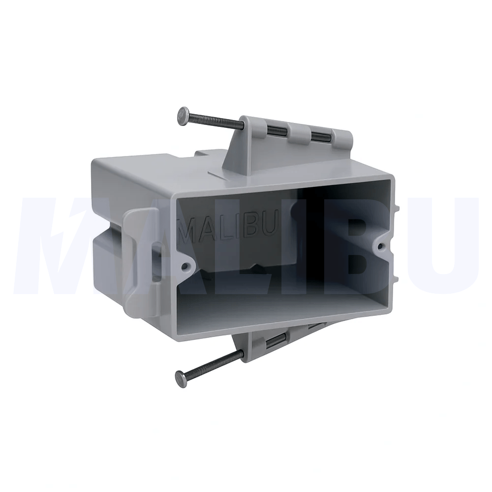 Malibu MapleBox™ P1GN - H Non - Metallic One - Gang Horizontal Electrical Outlet Box - New Work, 22 Cubic - Sonic Electric