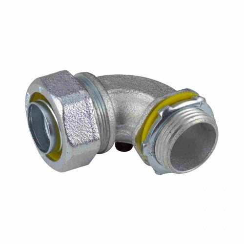 Orbit MLT90-75 Liquidtight Connector, Malleable Iron, 90-Degree, 3/4"