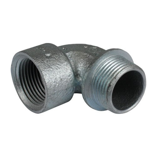 Orbit MSE90-100 Malleable Iron 90° Short Elbow, Threaded, 1"