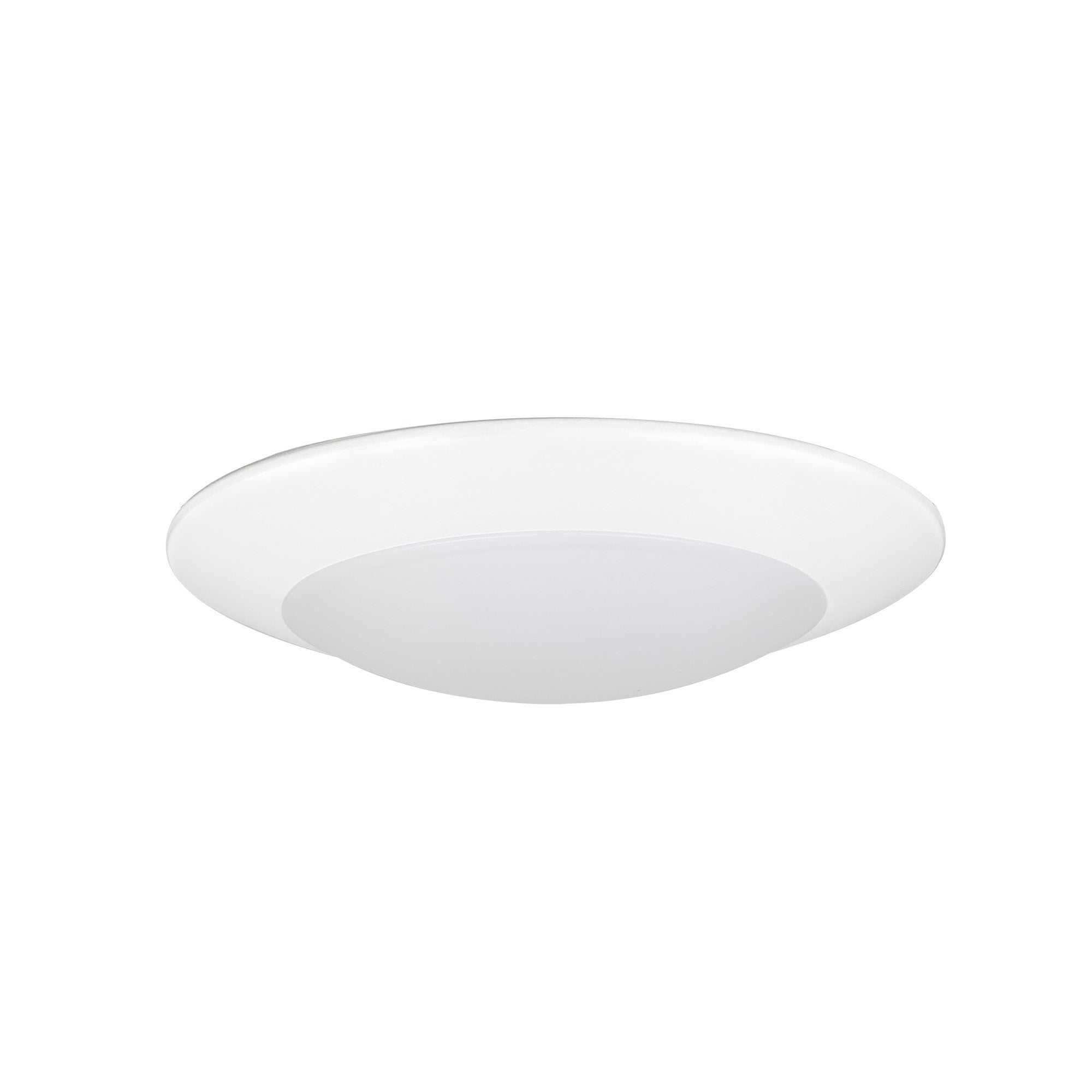 Nora Lighting NCSD - R6TWMPW 6" Contractor Series LED Flush Mount Disk Light, Selectable CCT, Matte Powder White (12 - Pack) - Sonic Electric