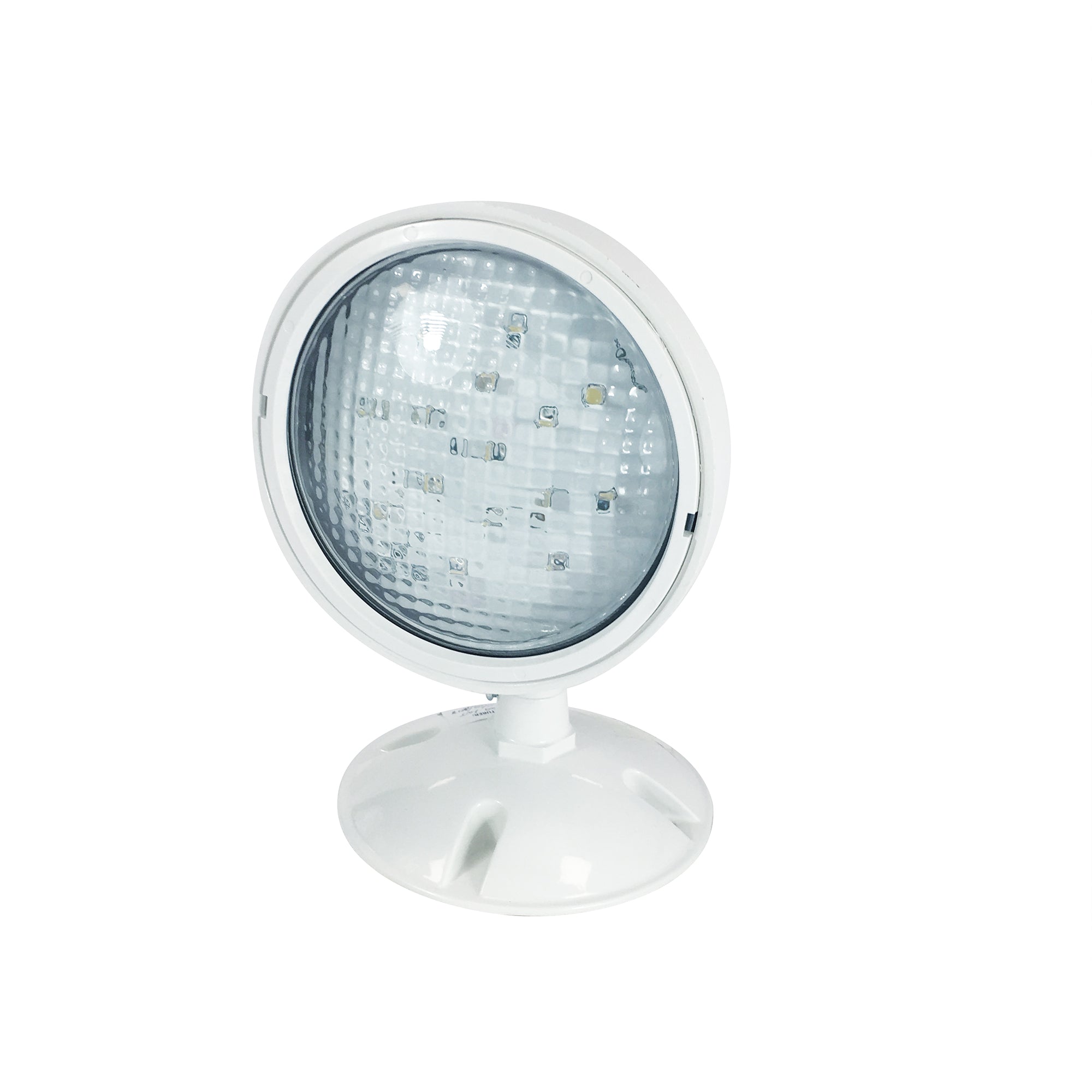 Nora Lighting NE - 981 Emergency LED Single Head Remote, Wet Location, 1x 1W / 80lm, White - Sonic Electric