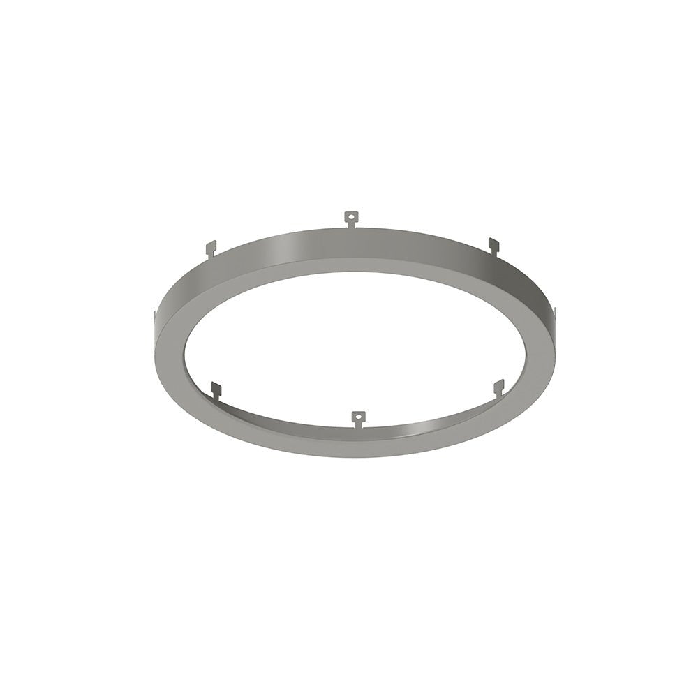 Nora Lighting NELO - 8RBN 8" Decorative Metal Ring for NELO - 8RTWMPW, Brushed Nickel Finish - Sonic Electric