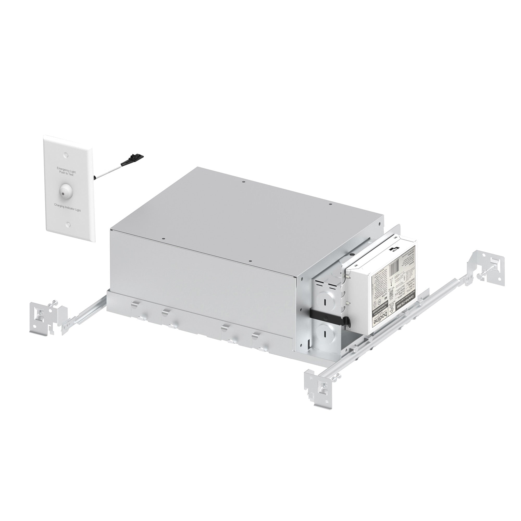 Nora Lighting NHIOICDCP - 28LE4/EM2 2" Iolite LED Dedicated Chicago Plenum New Construction Housing w/ EM Driver, 12W, 120V - 277V input; Triac / ELV / 0 - 10V dimming - Sonic Electric