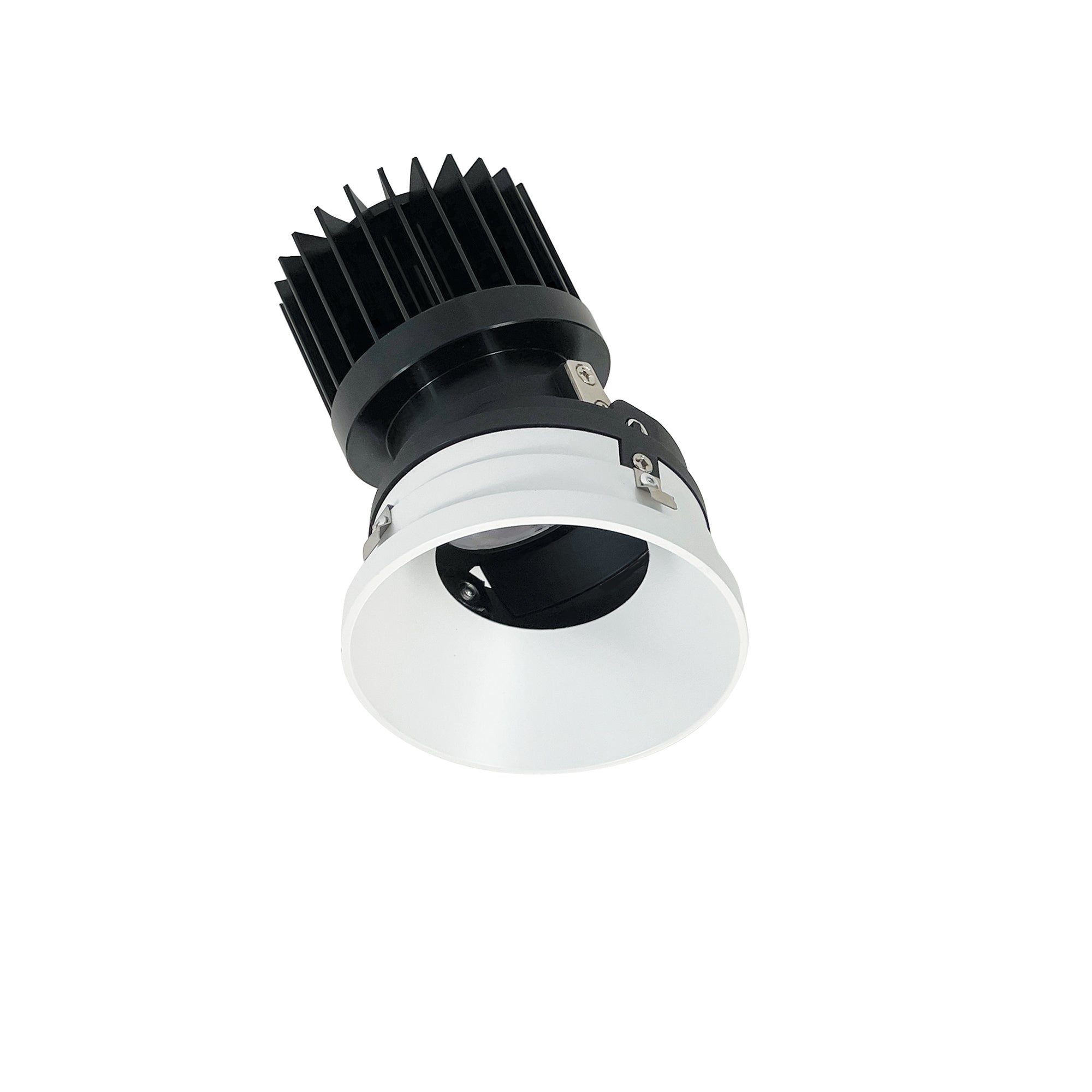 Nora Lighting NIO - 4PRTLACDXMPW/HL 4" Iolite PLUS Round Trimless Adjustable, 1500lm/2000lm (varies by housing), Comfort Dim, Matte Powder White Finish - Sonic Electric