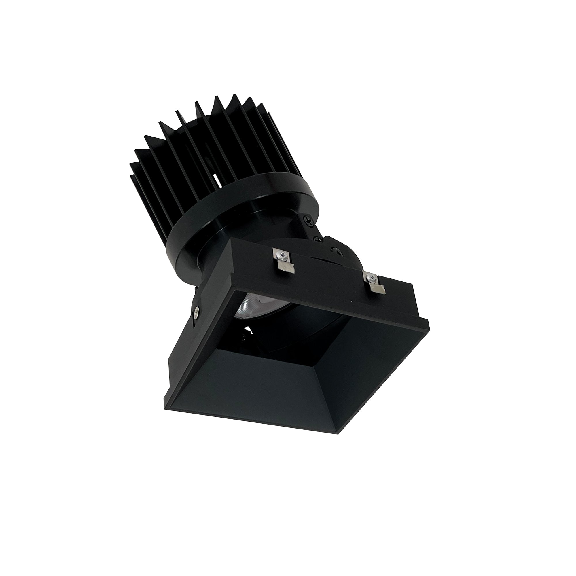 Nora Lighting NIO - 4PSTLACDXBB/HL 4" Iolite PLUS Square Trimless Adjustable, 1500lm/2000lm (varies by housing), Comfort Dim, Black Finish - Sonic Electric