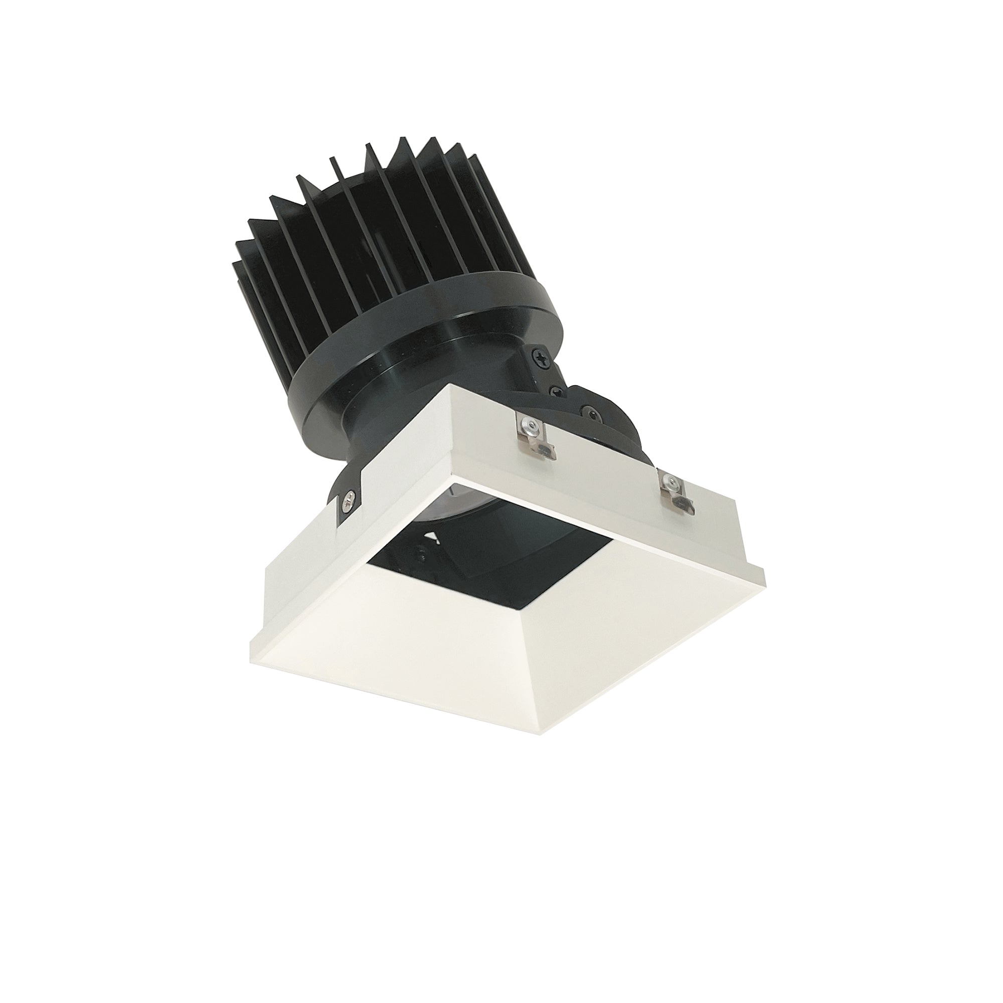 Nora Lighting NIO - 4PSTLACDXWW/HL 4" Iolite PLUS Square Trimless Adjustable, 1500lm/2000lm (varies by housing), Comfort Dim, White Finish - Sonic Electric