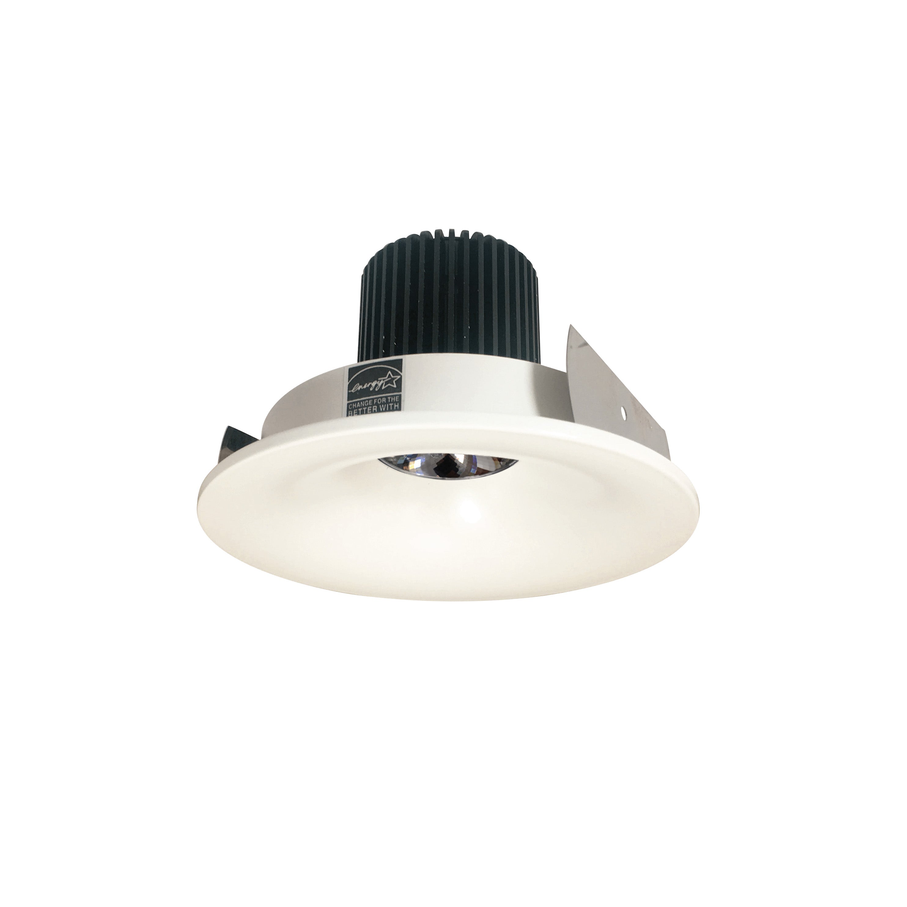 Nora Lighting NIO - 4RNB30QWW 4" Iolite LED Round Bullnose, 10 - Degree Optic, 800lm / 12W, 3000K - White - Sonic Electric