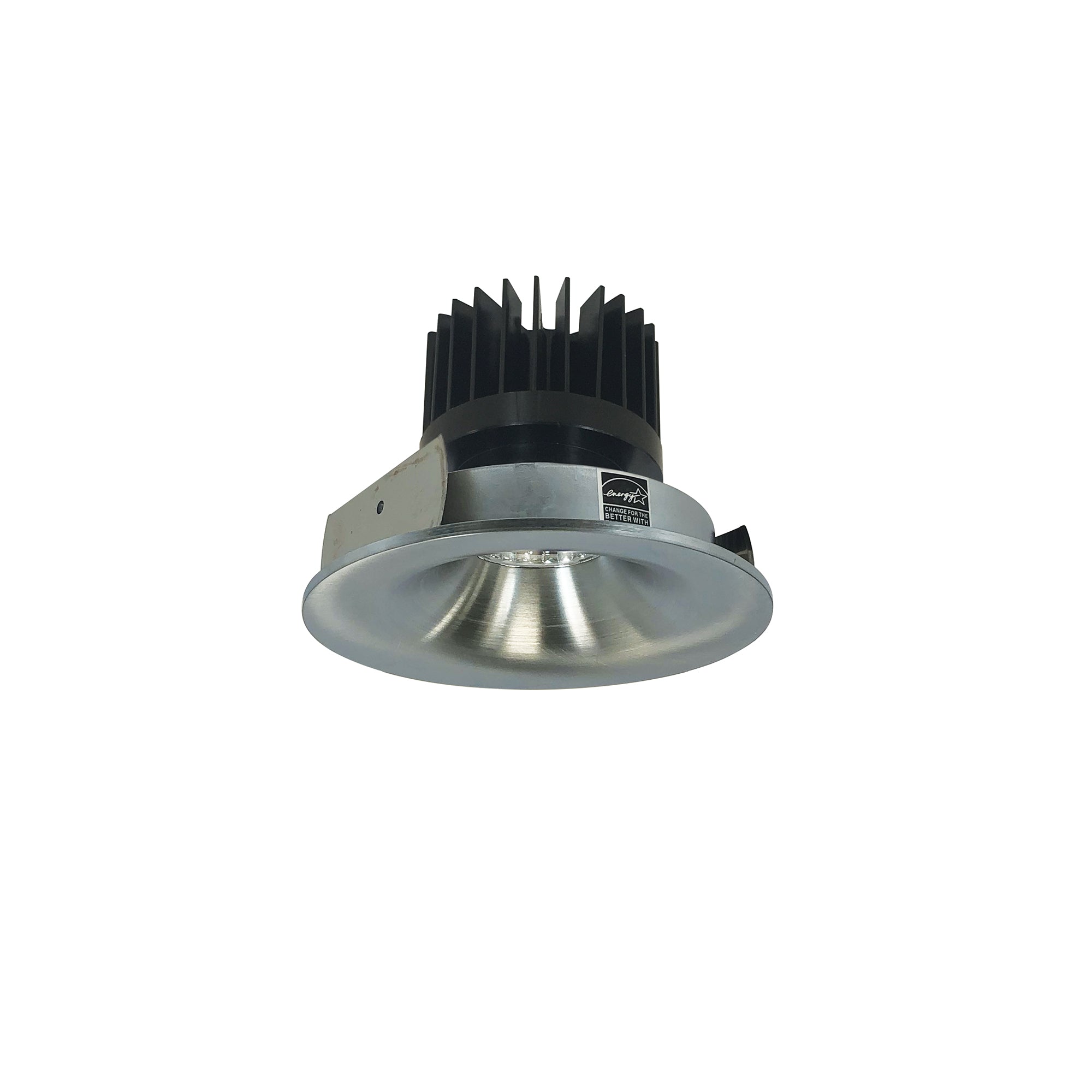 Nora Lighting NIO - 4RNB50XNN/HL 4" Iolite LED Round Bullnose, 1500lm/2000lm/2500lm (varies by housing), 5000K - Natural Metal - Sonic Electric