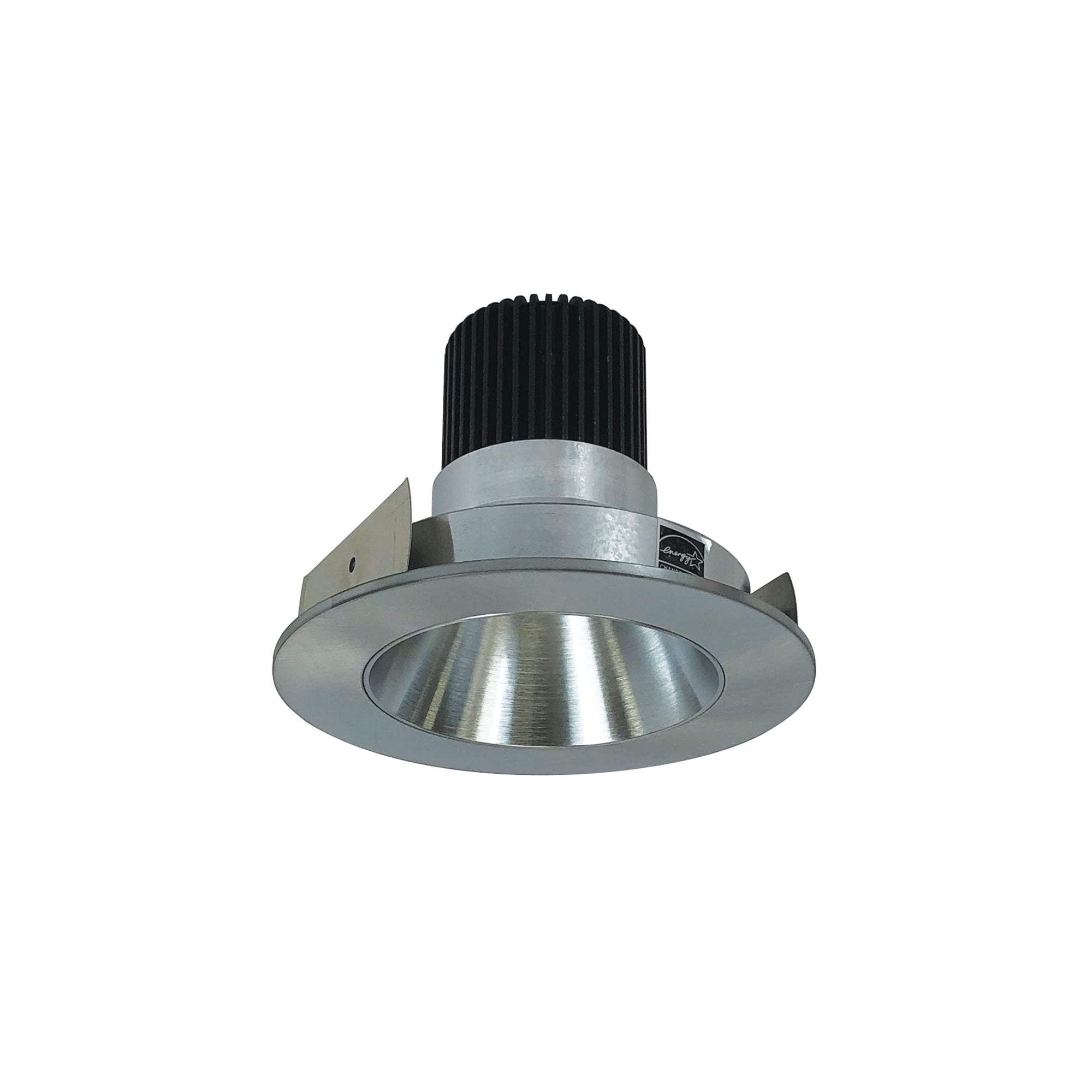 Nora Lighting NIO - 4RNDC50XNN 4" Iolite LED Round Reflector, 800lm / 14W, 5000K - Natural Metal Reflector / Natural Metal Flange - Sonic Electric