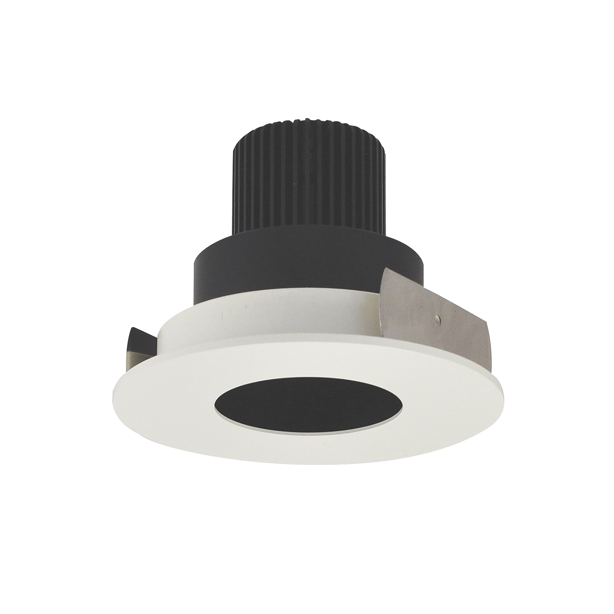 Nora Lighting NIO - 4RPH40QMPW 4" Iolite LED Round Pinhole, 10 - Degree Optic, 800lm / 12W, 4000K - Matte Powder White Pinhole / Matte Powder White Flange - Sonic Electric