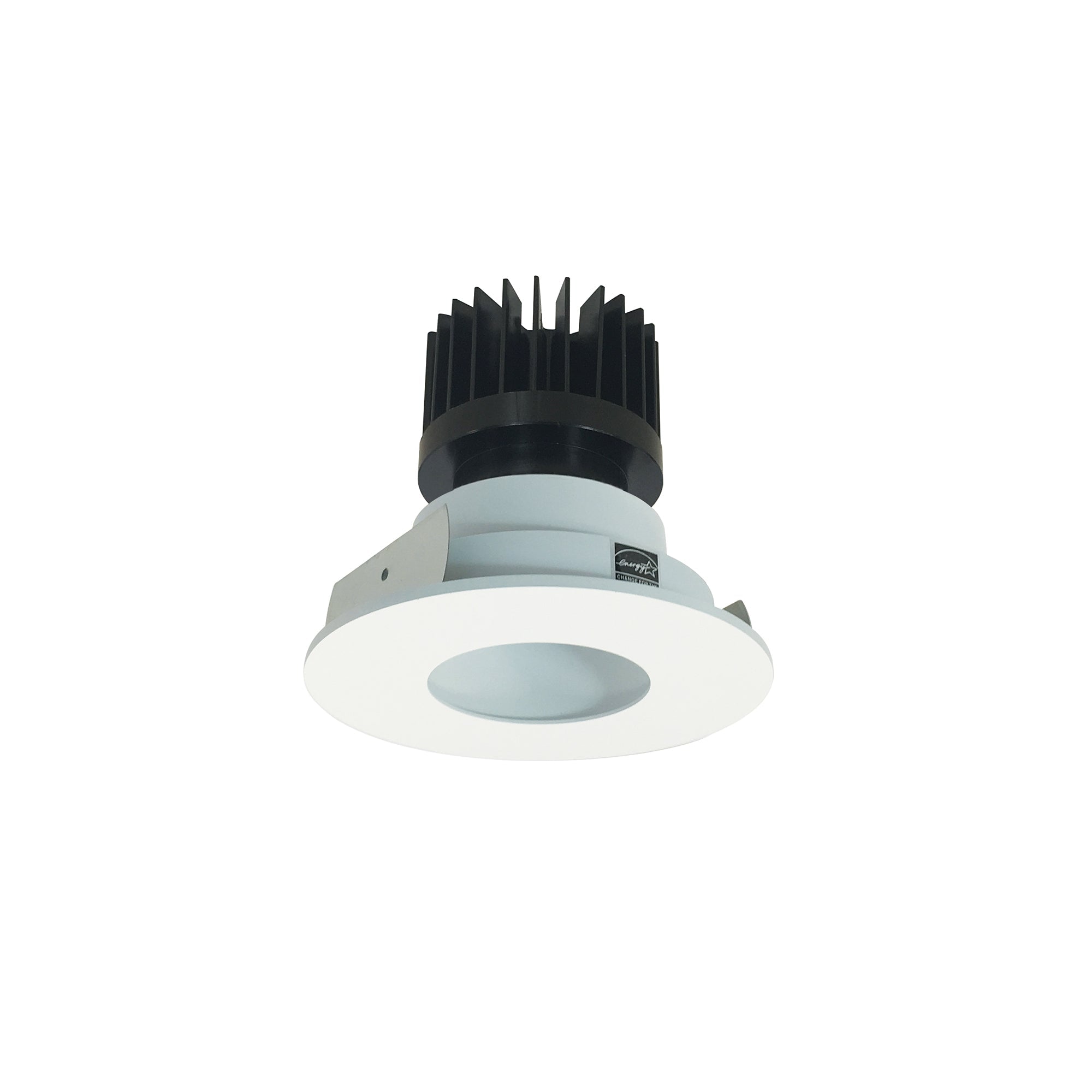 Nora Lighting NIO - 4RPHCDXMPW/HL 4" Iolite LED Round Pinhole, 1500lm/2000lm/2500lm (varies by housing), Comfort Dim, Matte Powder White Pinhole / Matte Powder White Flange - Sonic Electric