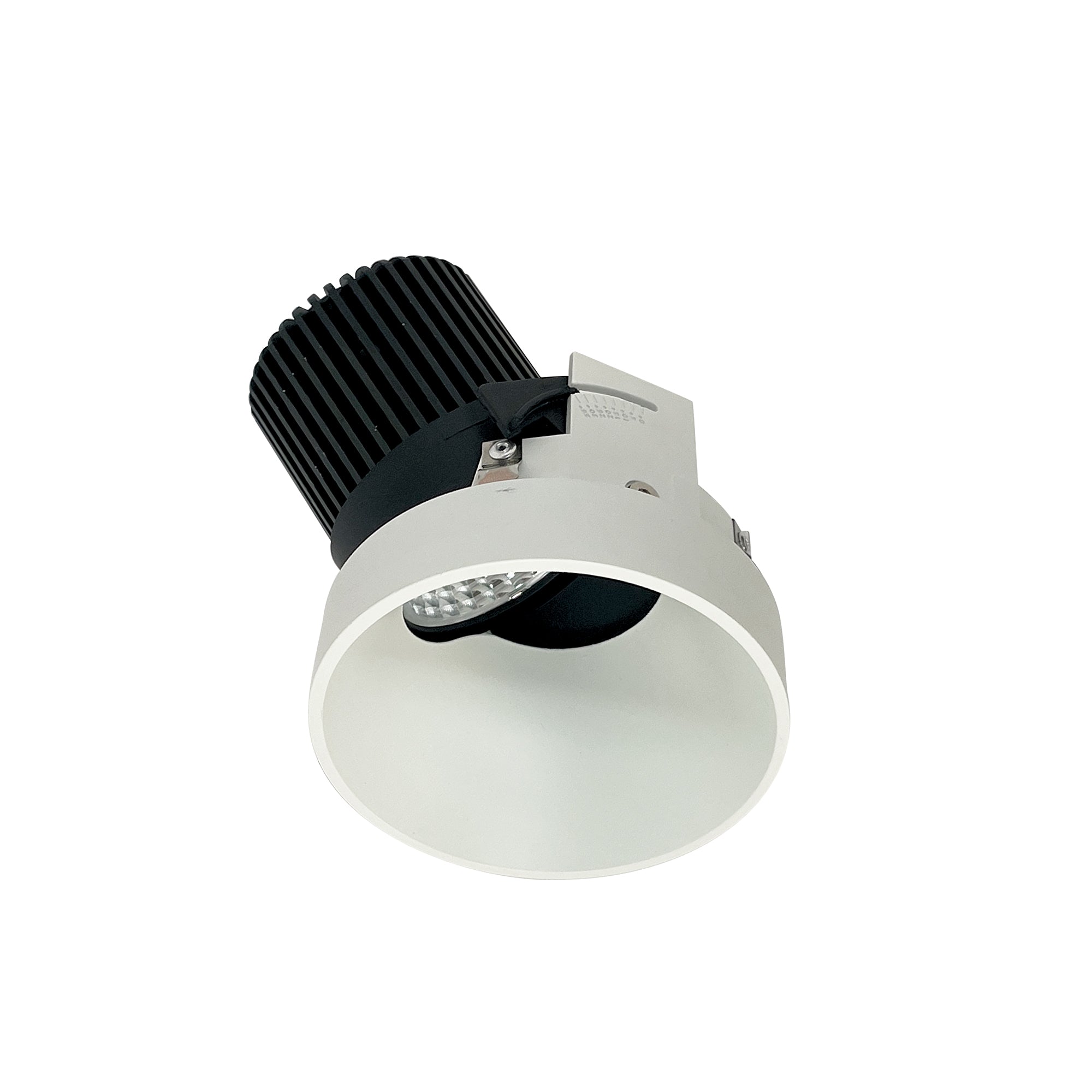 Nora Lighting NIO - 4RTSLA30XWW/10 4" Iolite LED Round Trimless Adjustable Slot, 1000lm / 14W, 3000K - White - Sonic Electric