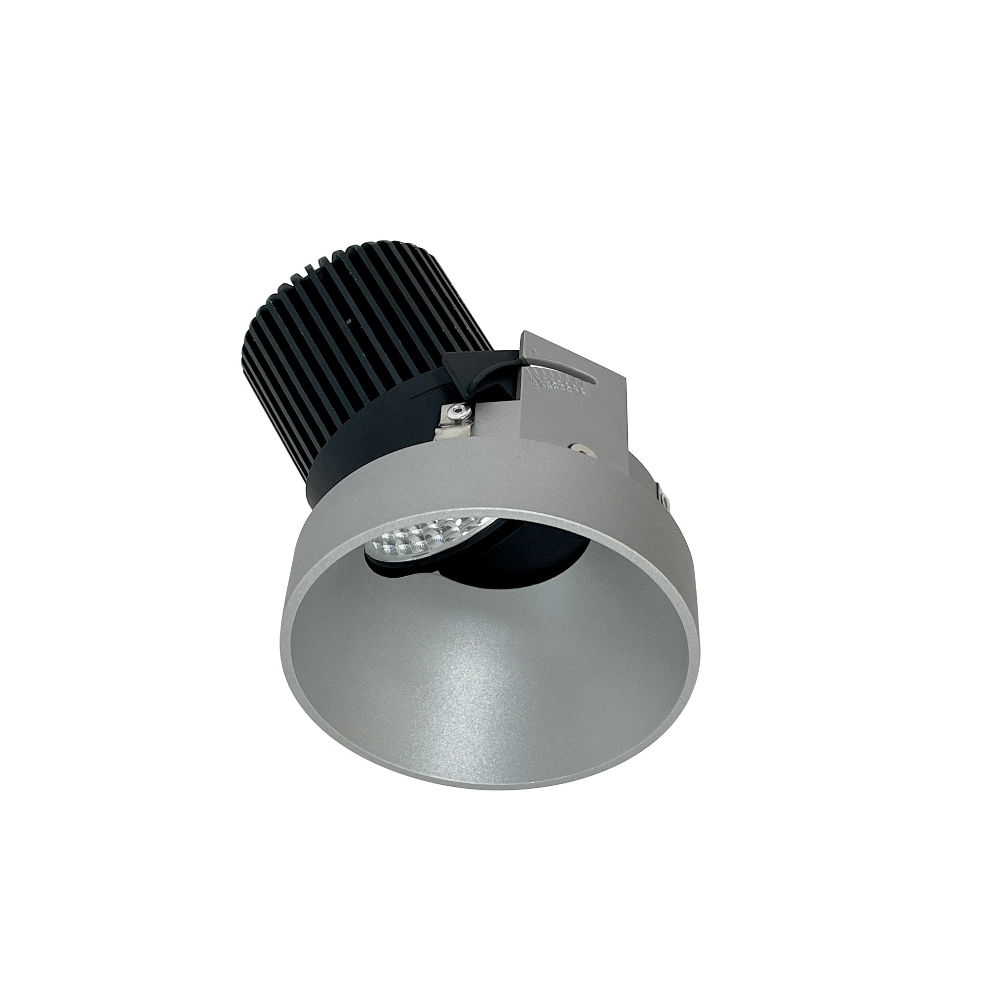 Nora Lighting NIO - 4RTSLA35XHZ/10 4" Iolite LED Round Trimless Adjustable Slot, 1000lm / 14W, 3500K - Haze - Sonic Electric