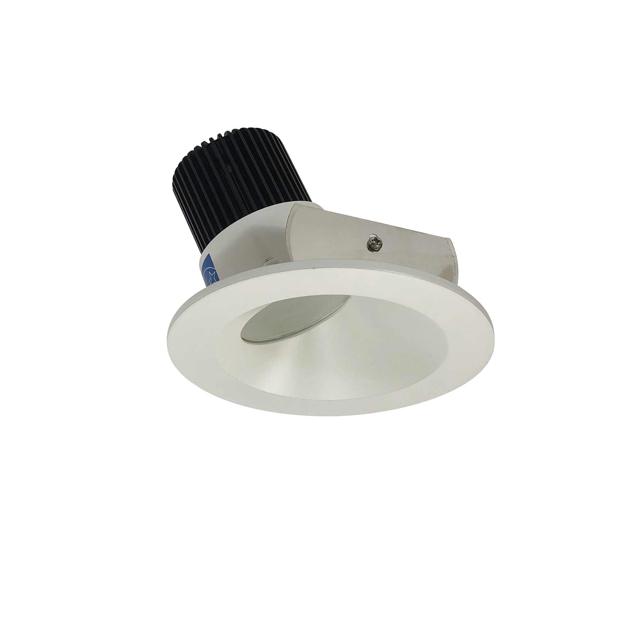 Nora Lighting NIO - 4RW27XMPW/10 4" Iolite LED Round Wall Wash, 1000lm / 14W, 2700K - Matte Powder White Reflector / Matte Powder White Flange - Sonic Electric