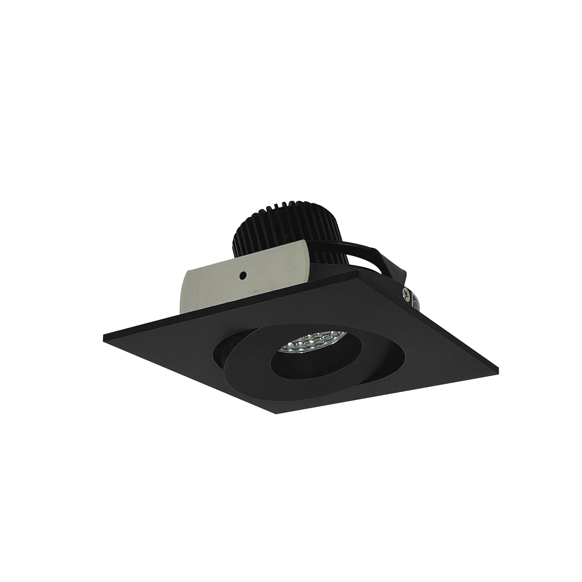Nora Lighting NIO - 4SG30XBB/10 4" Iolite LED Square Adjustable Gimbal, 1000lm / 14W, 3000K - Black - Sonic Electric