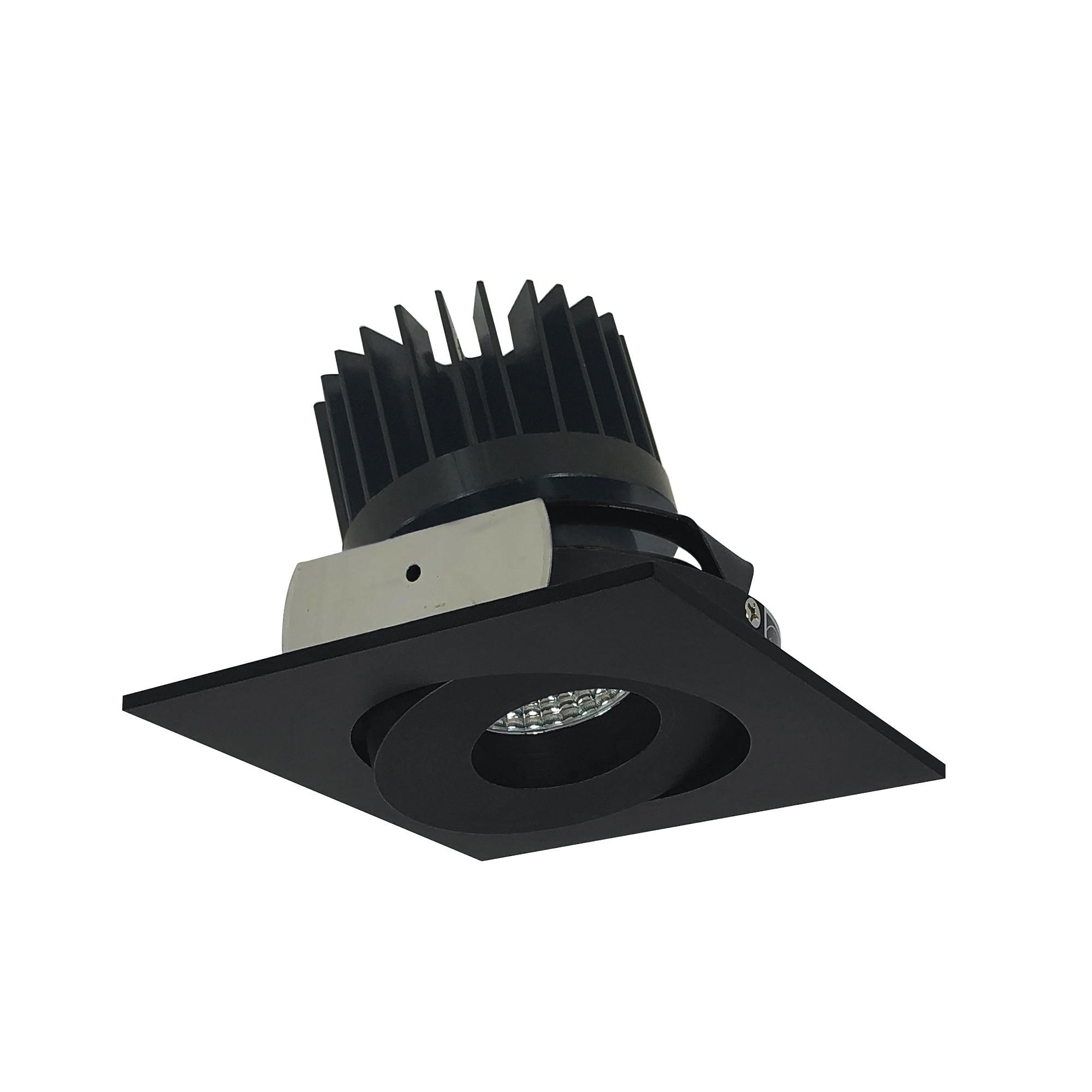 Nora Lighting NIO - 4SG40XBB/HL 4" Iolite LED Square Adjustable Gimbal, 1500lm/2000lm/2500lm (varies by housing), 4000K - Black - Sonic Electric