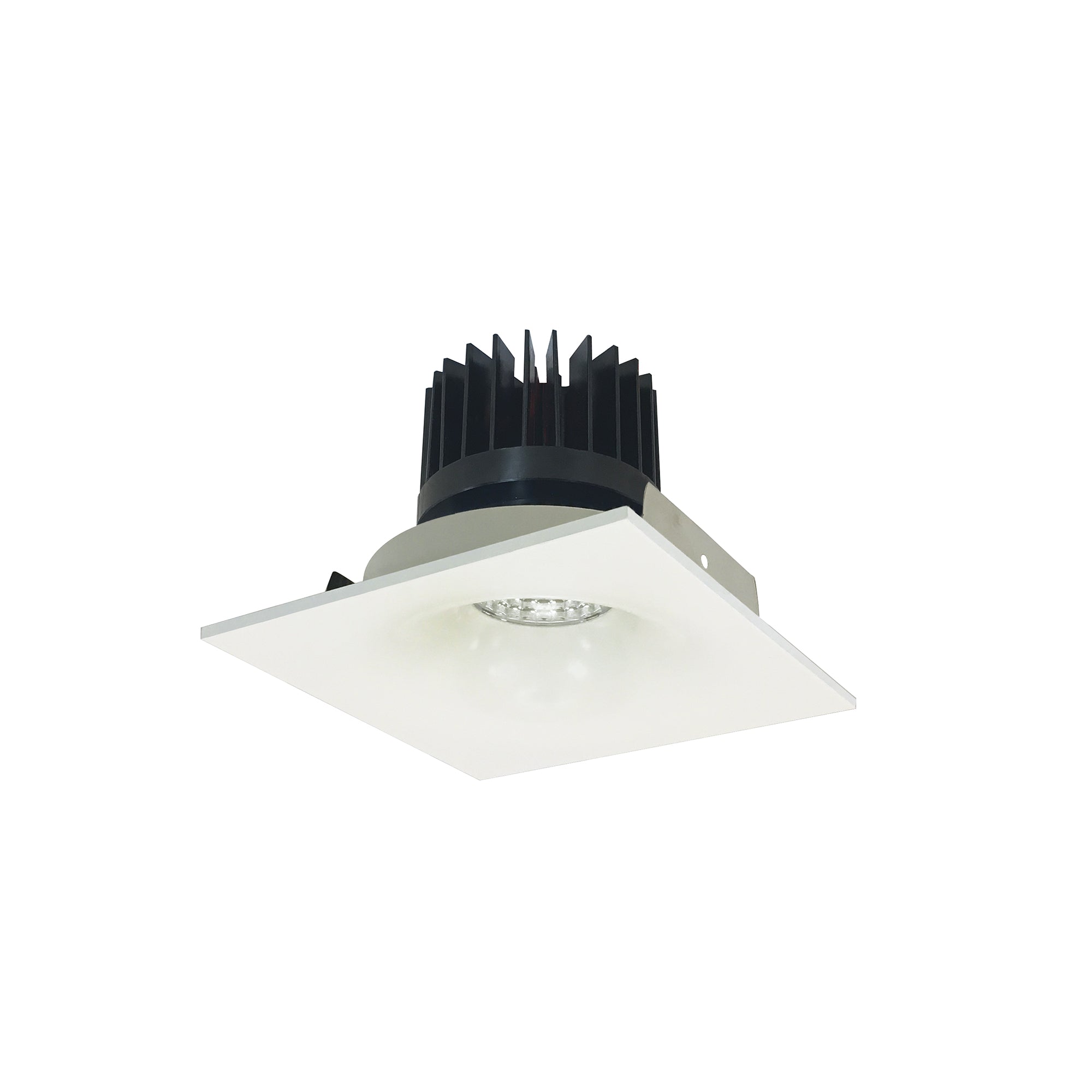 Nora Lighting NIO - 4SNB27XWW/HL 4" Iolite LED Square Bullnose, 1500lm/2000lm/2500lm (varies by housing), 2700K - White - Sonic Electric