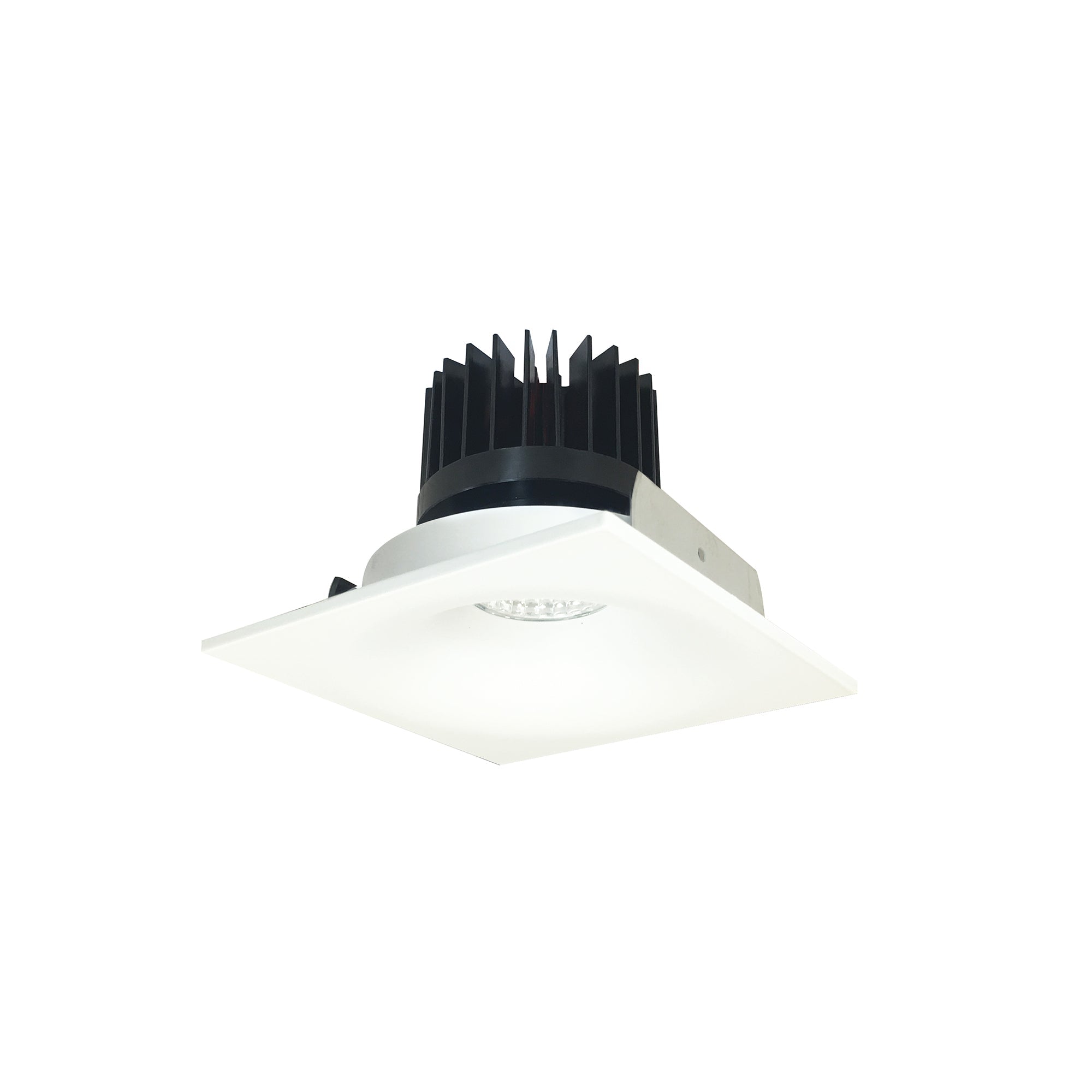 Nora Lighting NIO - 4SNB40XMPW/HL 4" Iolite LED Square Bullnose, 1500lm/2000lm/2500lm (varies by housing), 4000K - Matte Powder White - Sonic Electric