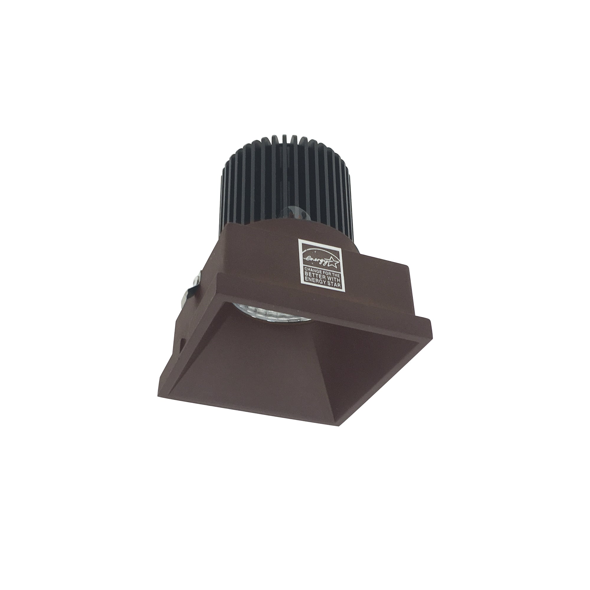 Nora Lighting NIO - 4STLNDC30XBZ/10 4" Iolite LED Square Trimless Downlight, 1000lm / 14W, 3000K - Bronze - Sonic Electric