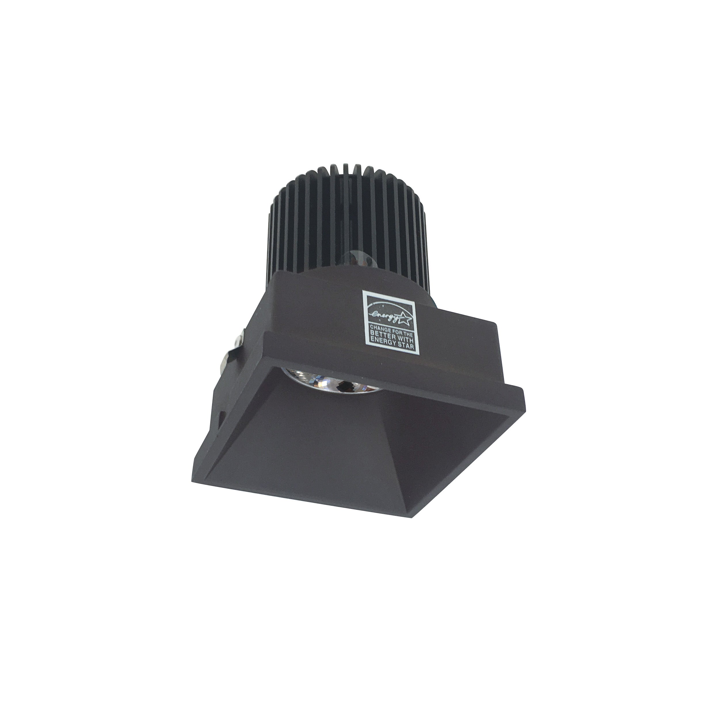 Nora Lighting NIO - 4STLNDC40QBZ 4" Iolite LED Square Trimless Downlight, 10 - Degree Optic, 850lm / 12W, 4000K, Bronze Finish - Sonic Electric