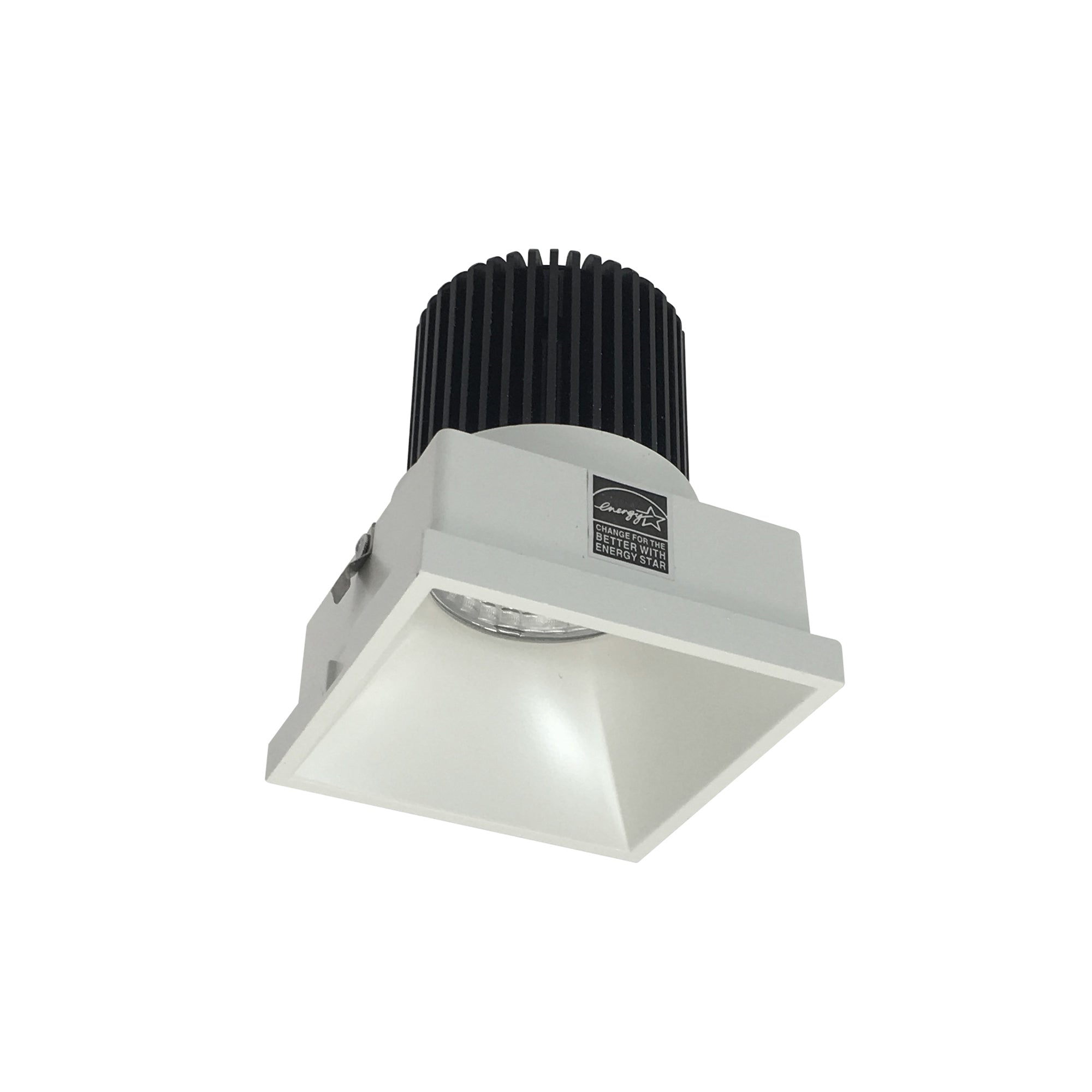 Nora Lighting NIO - 4STLNDCCDXWW 4" Iolite LED Square Trimless Downlight, 800lm / 14W, Comfort Dim, White Finish - Sonic Electric
